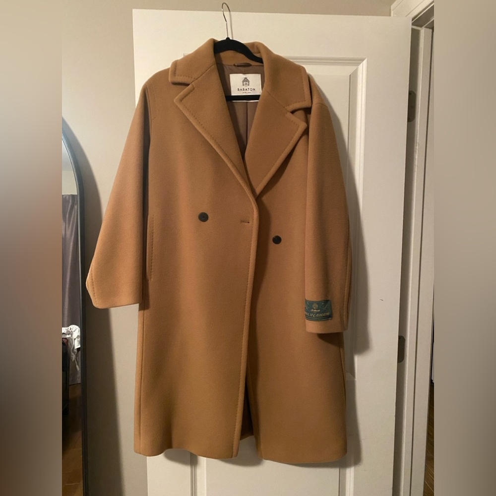 Babaton wool cashmere coat